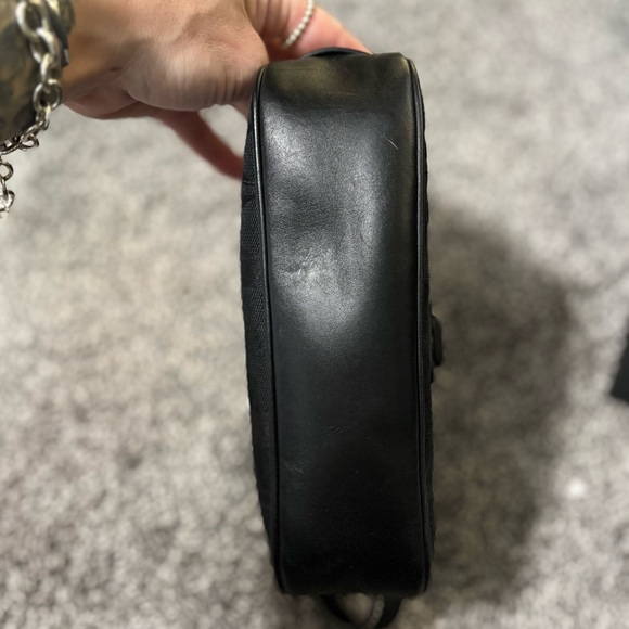 Coach VINTAGE Mini Hampton shoulder bag in black signature canvas - Picture 11 of 11